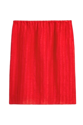 J.Crew, Textured Linen-Blend Skirt
