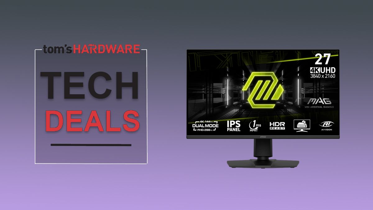 Grab an MSI 4K 144 Hz monitor for less than $200 — Newegg discount is an affordable entry into high-end gaming
