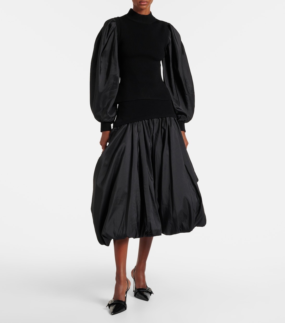 Simkhai, Corinn Bubble Midi Skirt