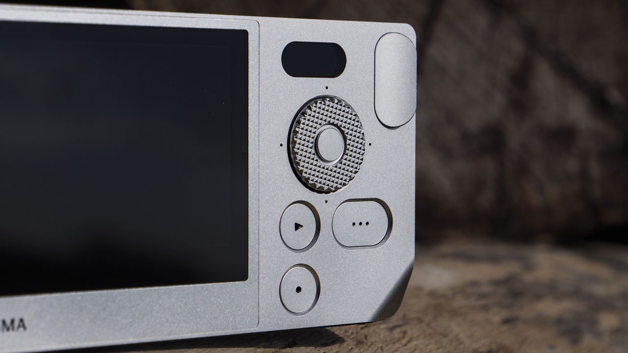 Close up of the Sigma BF camera's rear buttons