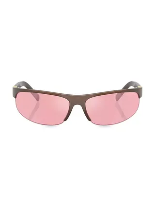 70mm Oval Sunglasses