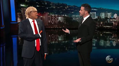 Tracy Morgan as "LaDonald Trump" and Jimmy Kimmel