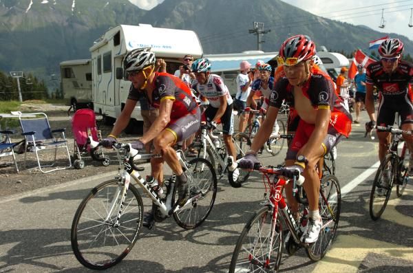 Lance Armstrong (RadioShack) lost 11:45 on the stage to Morzine