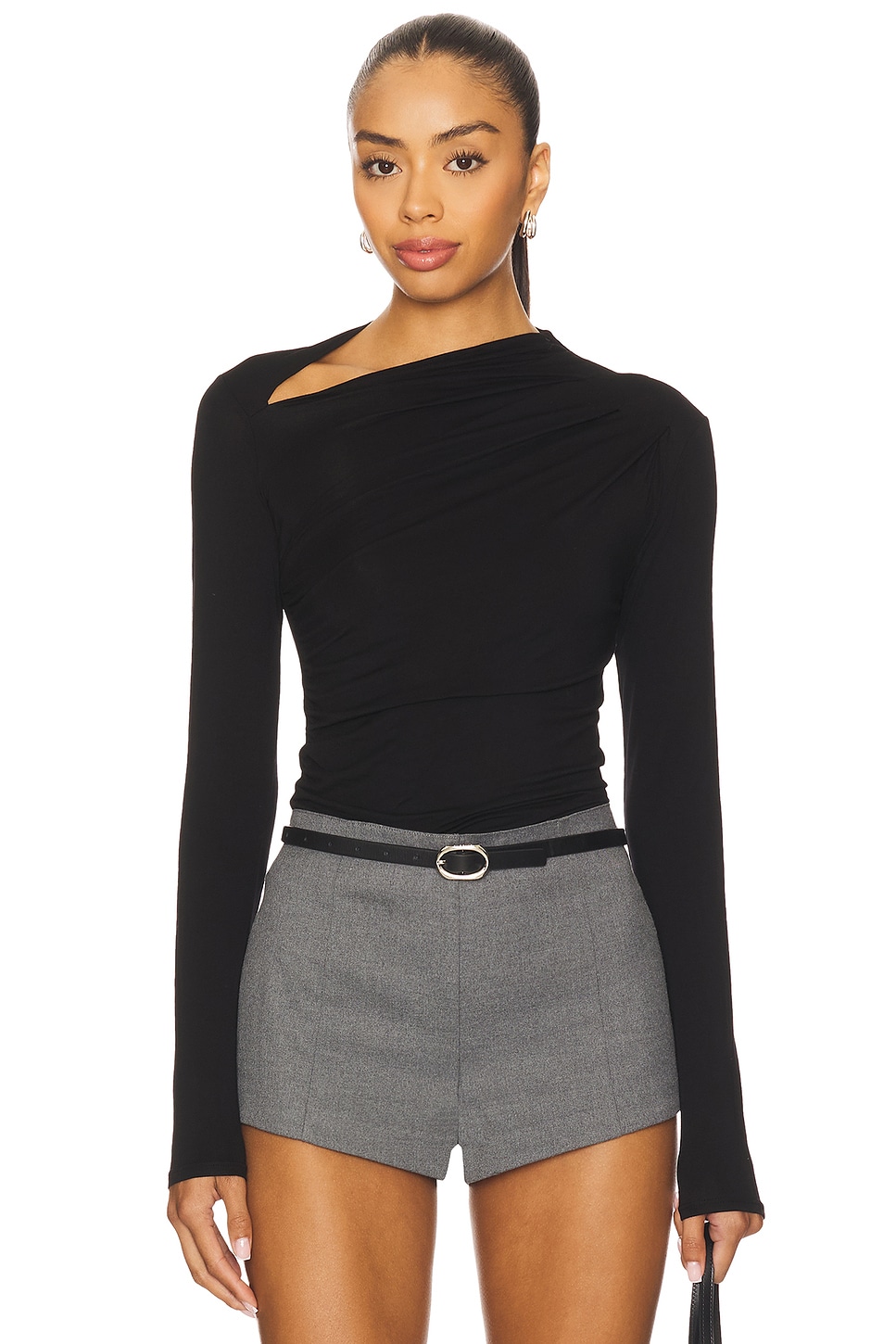 Enza Costa Fluid Jersey Slash Top