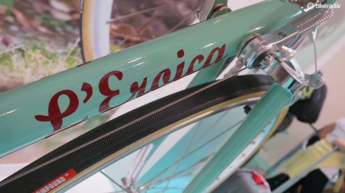 L'Eroica or 'the heroic' is an annual event in Tuscany (and now many other countries) of which Bianchi is one of the main sponsors