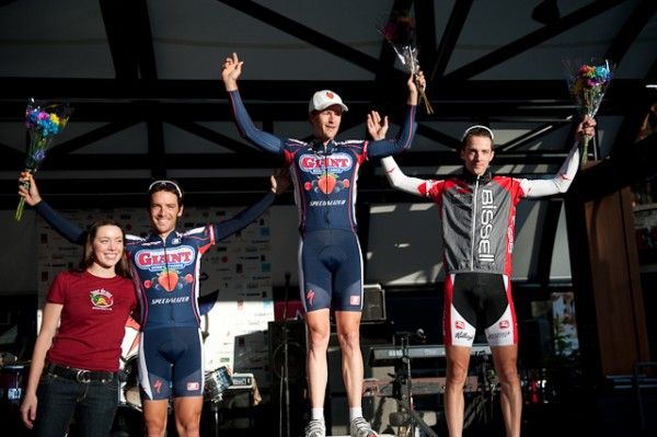 Jesse Moore secured a stage win for his California Giant Berry Farms squad.