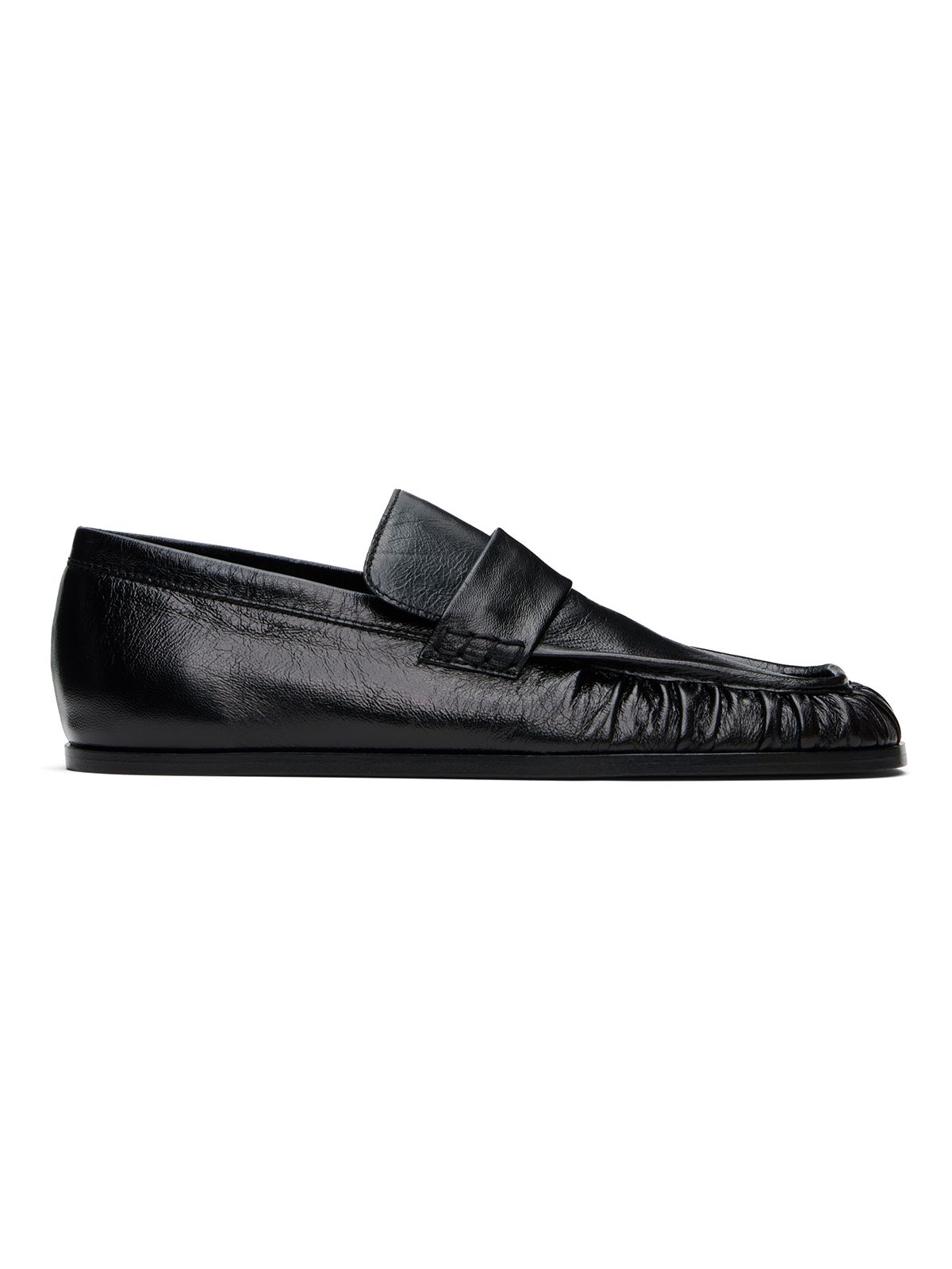 Black Leather Loafers