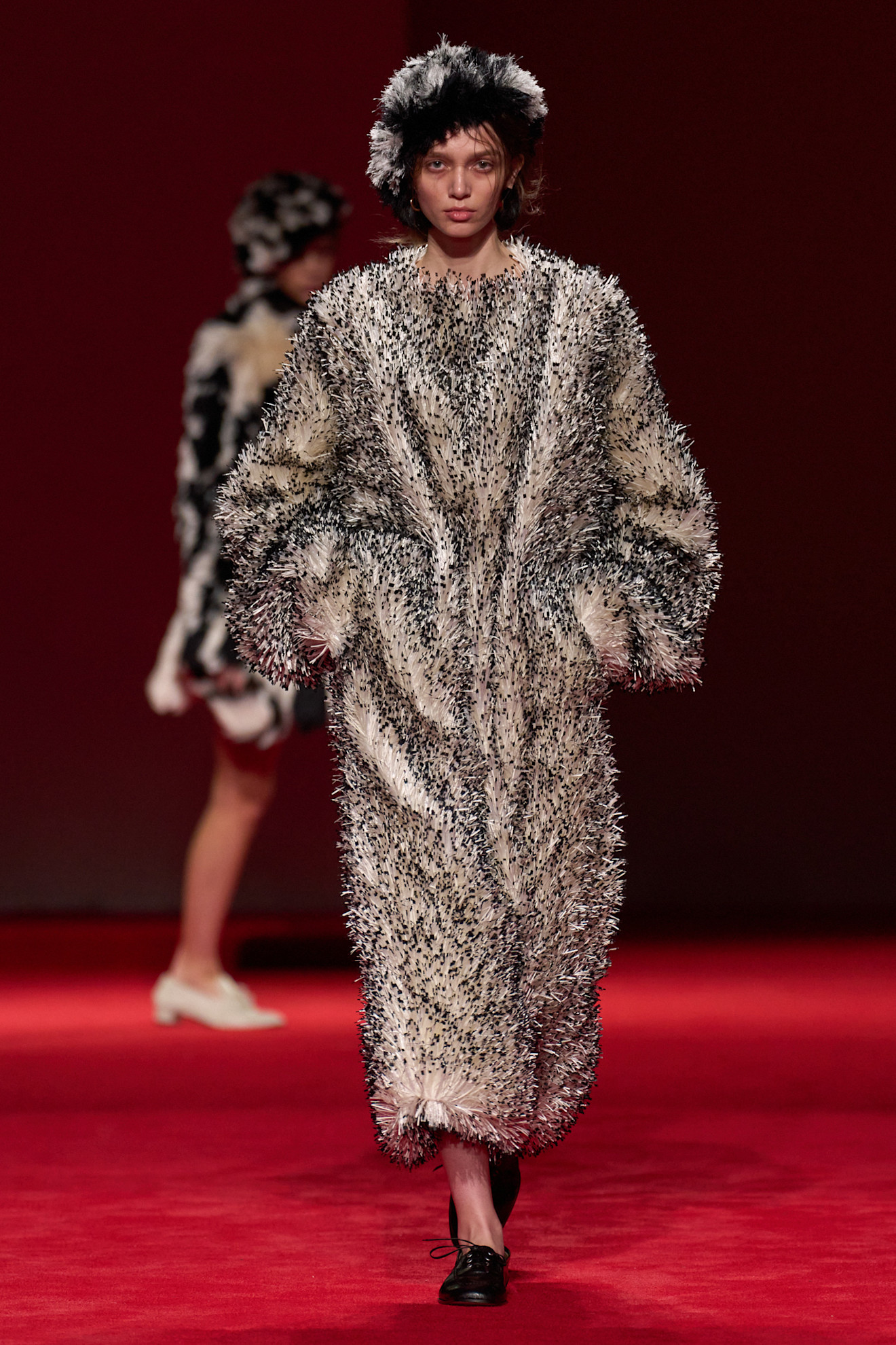 models on the Bottega Veneta Fall 2026 fashion show