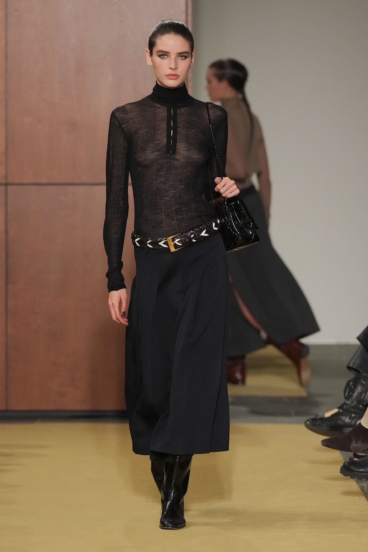 models on the Fall 2026 Tory Burch fashion show runway