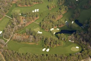 The 5th hole seen from above at Augusta National in 2010