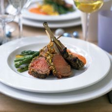 Rack of lamb with garlic and herb crust-lamb recipes-new recipes-recipe ideas-woman and home