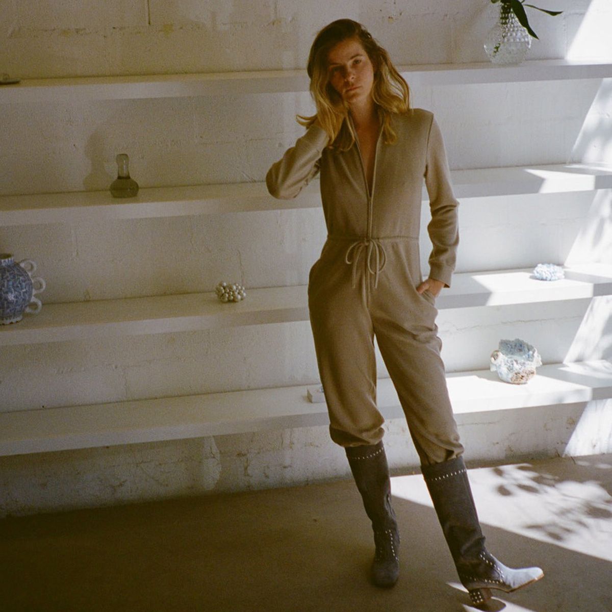 Maryam Nassir Zadeh studded kiki boots