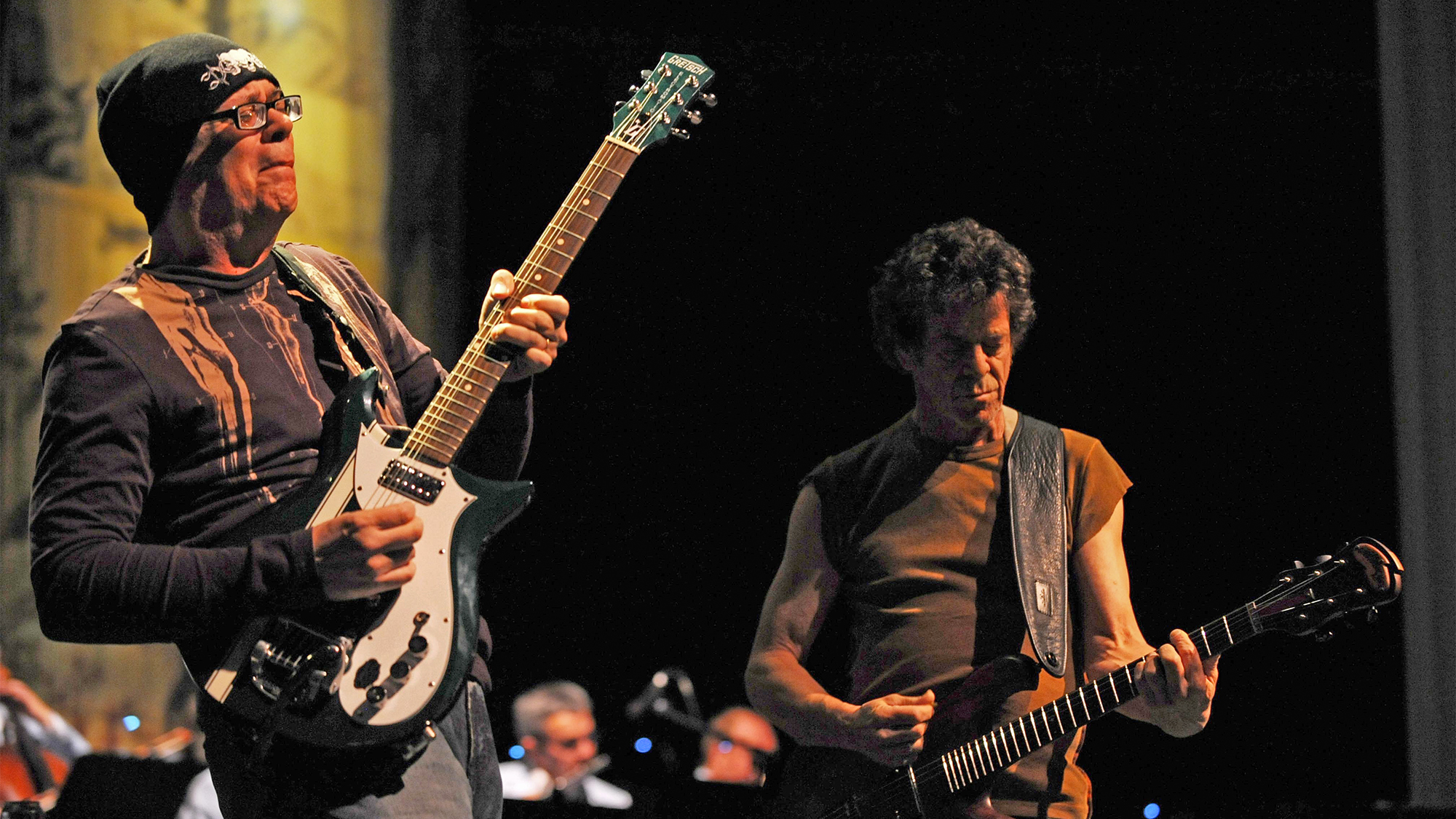Lou Reed Performing His Album 'Berlin', Royal Albert Hall, London, Britain - 30 Jun 2008, Steve Hunter, Original Guitarist On 'Berlin' Album, With Lou Reed