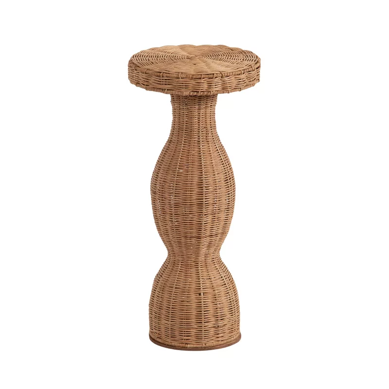 Kate and Laurel Sula Rattan Drink Table