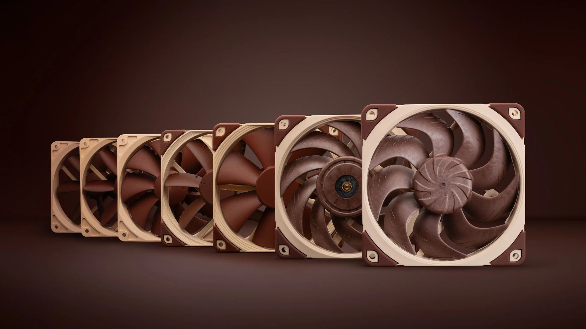 A marketing image showing the innovation of Noctua&#039;s fan design