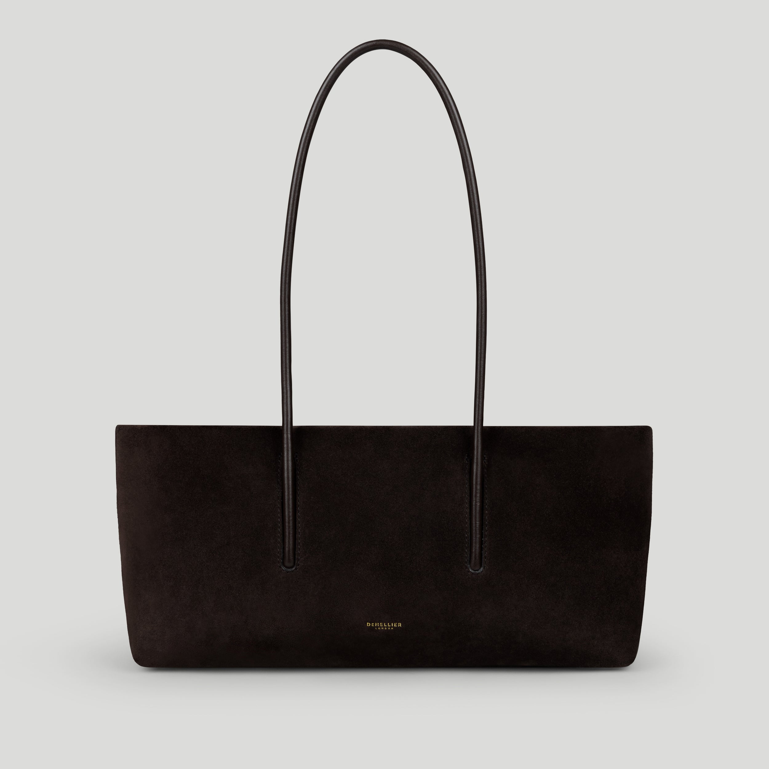 Stockholm Shoulder | Dark Chocolate Suede | damelier