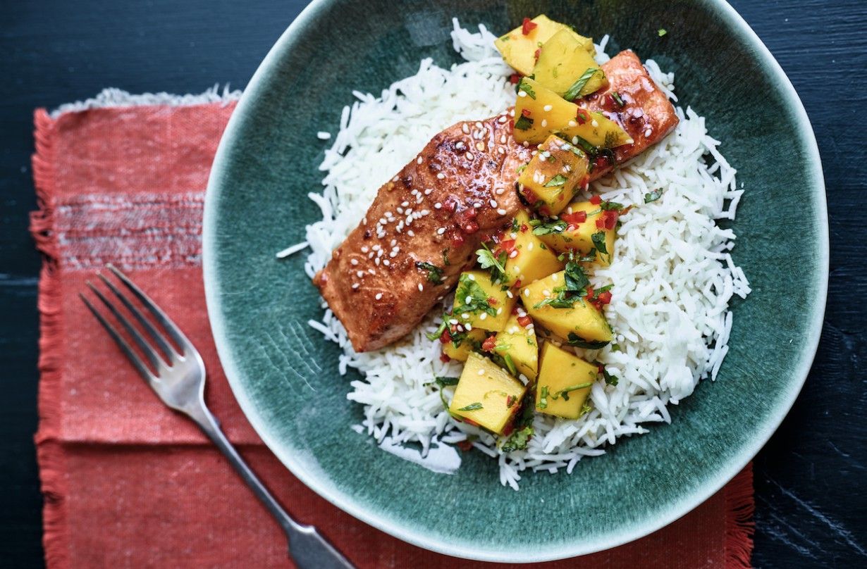 Nadiya Hussain&#039;s teriyaki salmon