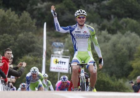 Peter Sagan claims victory on stage one of the Giro di Sardegna.