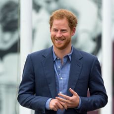 london, england october 07 prince harry takes part in a training session during a celebration for the expansion of coach core at lords cricket ground on october 7, 2016 in london, england photo by ben a pruchniegetty images