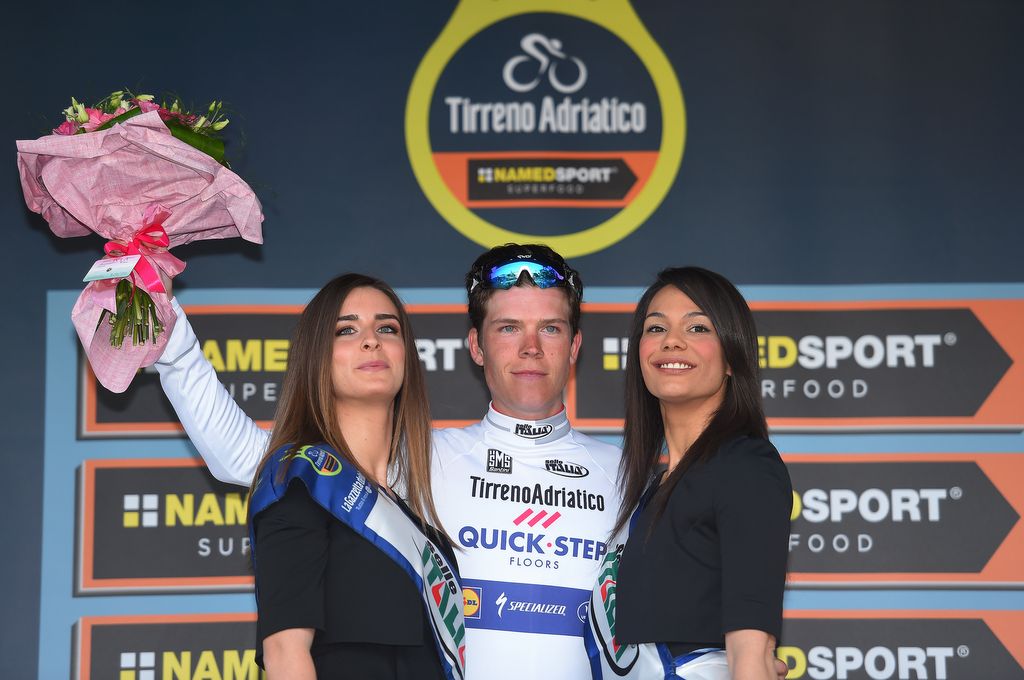 Bob Jungels (Quick-Step Floors) leads the young rider classification