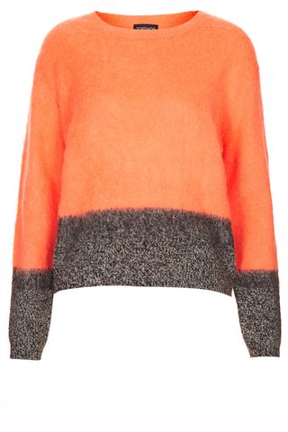 Topshop Knitted Contrast Wool Jumper, £55
