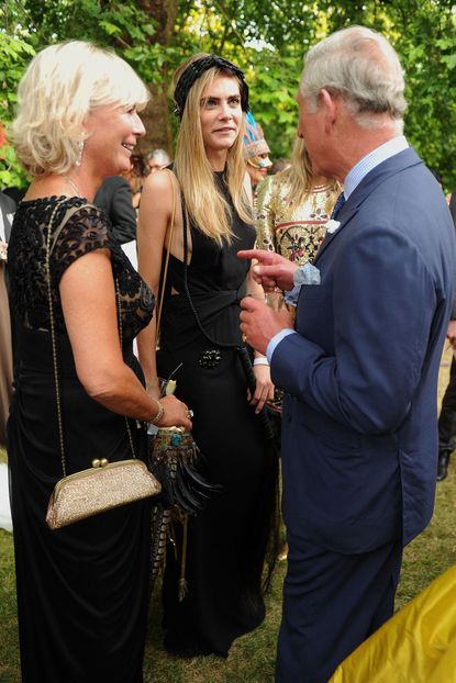 Cara Delevingne and Prince Charles at the Animal Ball