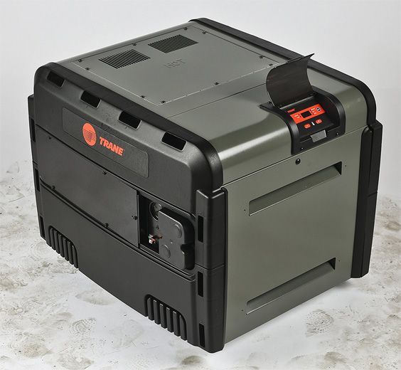The Trane TR250 features a front access panel to make the heater easy to service.