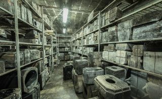 Lasvit’s mould archive at the company’s factory in Novy Bor