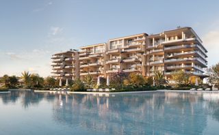 Rendering of Omniyat's The Alba Residences Dubai, designed by Zaha Hadid Architects