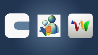 Vesper, MSN Messenger and Google Wave icons