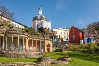 Clough William-Ellis's Italianate town of Portmeirion in north Wales.