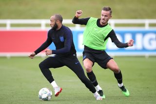 Nathan Redmond (left) and James Maddison (right) (PA)