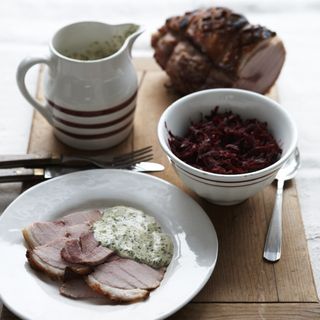 Ham Cooked in Suffolk Cider with Parsley Sauce recipe