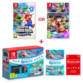 Nintendo Switch + Nintendo Switch Sports + 3 Months Switch Online + Super Mario Bros. Wonder: £339.98£279.99 at Smyths Toys