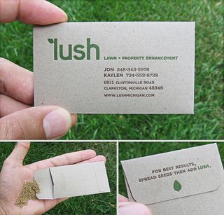 Business cards: Lush