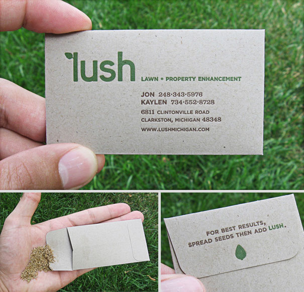 Business cards: Lush