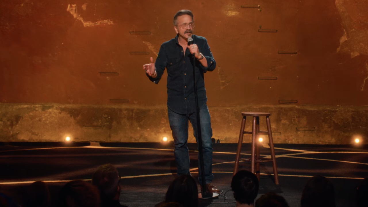 Marc Maron on stag in Maron Maron: Panicked
