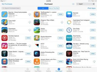 ios8 app store purchases