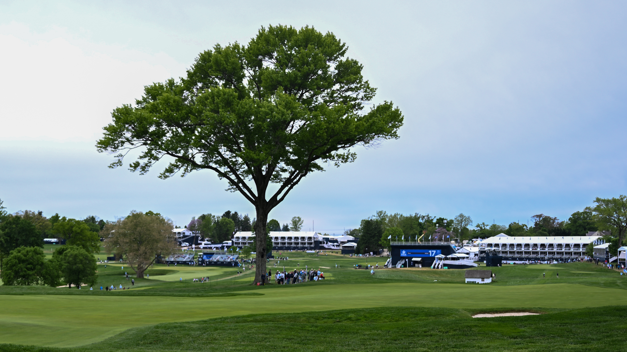 A look across the course at Aronimink Golf Club