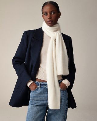 Brushed Cashmere Scarf