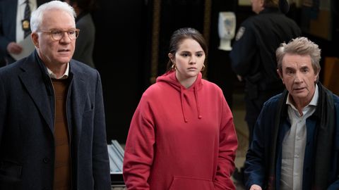 Steve Martin, Selena Gomez and Martin Short in Only Murders in the Building