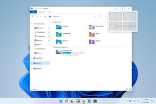 Windows 11 Snap Menu Screenshot