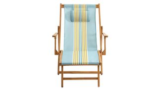 Amezza Acacia and Canvas Lounge Chair by La Redoute