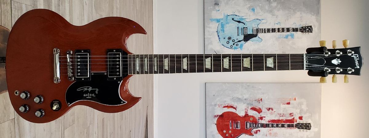 Signed Gibson guitar