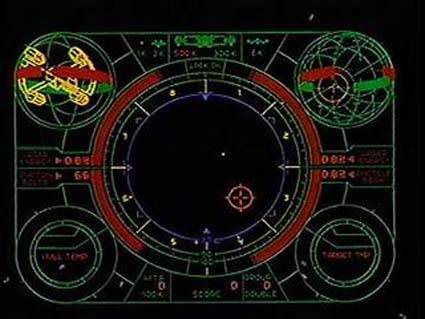 The Last Starfighter arcade game, like the movie version, was a space combat simulator.