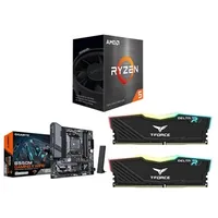AMD Ryzen 5 5500, Gigabyte B55M Gaming X WiFi 6, TeamGroup T-Force Delta RGB 16GB (2x8GB) DDR4