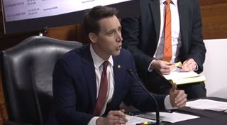 Screenshot of Josh Hawley