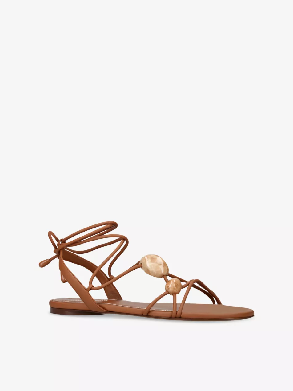 Gleam Leather Sandals