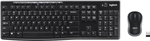 MK270 Full Size Wireless Keyboard and Mouse Combo