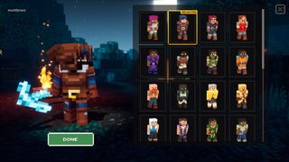 Minecraft Dungeons Cross Play Change Skin